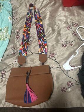 Brown small side bag